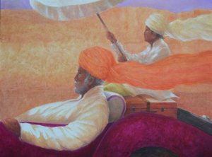 Maharaja and Umbrella